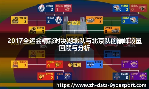 2017全运会精彩对决湖北队与北京队的巅峰较量回顾与分析
