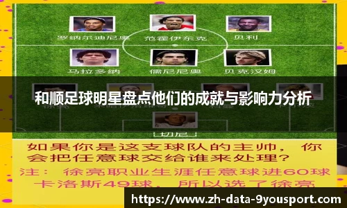 和顺足球明星盘点他们的成就与影响力分析