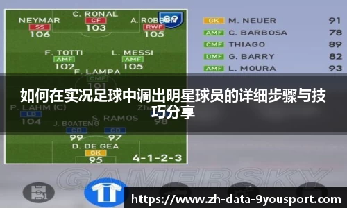 如何在实况足球中调出明星球员的详细步骤与技巧分享